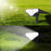 BSV-SL315 Solar Powered Landscape Lighting Garden LED Waterproof Yard Lawn Lamp (White Light) - 2