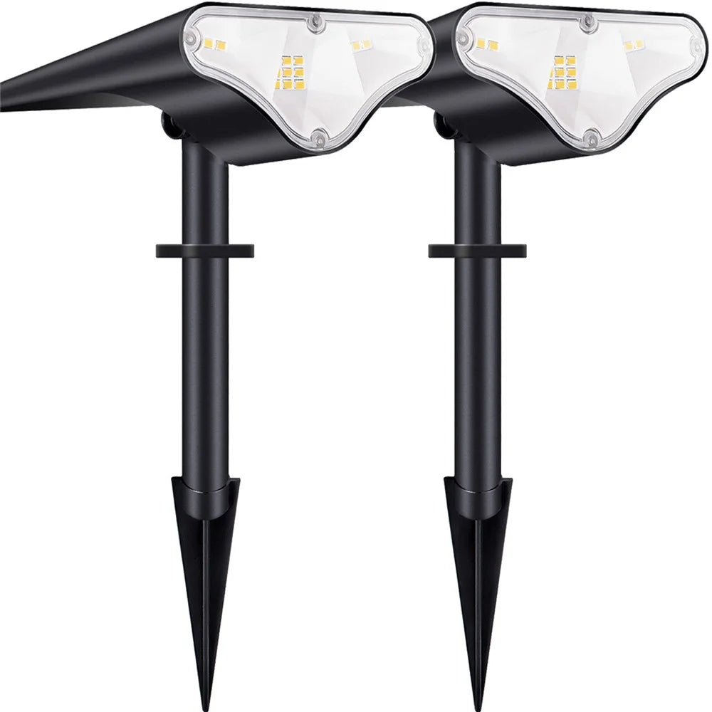BSV-SL315 Solar Powered Landscape Lighting Garden LED Waterproof Yard Lawn Lamp (White Light) - 5