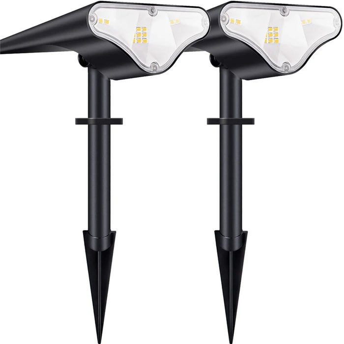 BSV-SL315 Solar Powered Landscape Lighting Garden LED Waterproof Yard Lawn Lamp (White Light) - 5