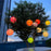 DN-003 10Pcs 30cm / 12 Inch IP55 Waterproof Outdoor Solar Light Garden Hanging Lantern - Pink - 5