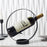 002B003 Creative Wine Rack Iron Metal Single Wine Bottle Holder for Home Office Decoration - Black - 4