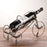 002B004 Retro Wine Rack Metal Bicycles Tricycle Design Wine Bottle Organizer Home Decoration - Bronze - 1