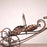 002B004 Retro Wine Rack Metal Bicycles Tricycle Design Wine Bottle Organizer Home Decoration - Bronze - 3