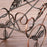 002B004 Retro Wine Rack Metal Bicycles Tricycle Design Wine Bottle Organizer Home Decoration - Bronze - 4