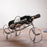 002B004 Retro Wine Rack Metal Bicycles Tricycle Design Wine Bottle Organizer Home Decoration - Bronze - 5