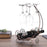 002A013-4 Red Wine Display Rack Wine Bottle 4-Cup Holder Home Decoration - Bronze - 2