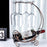 002A013-4 Red Wine Display Rack Wine Bottle 4-Cup Holder Home Decoration - Bronze - 3