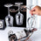 002A013-4 Red Wine Display Rack Wine Bottle 4-Cup Holder Home Decoration - Bronze - 6