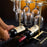 002A032 Red Wine Cup Holder Rack Decanter Hanger Stand for 2 Bottles + 6 Glasses - 7