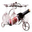 002A002 Creative Tricycle Shape Glass Cup Hanger Drying Stand Wine Storage Rack - Bronze - 1