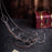002A005 Creative Red Wine Iron Wire Display Rack Wine Bottle Dual Cup Holder - Bronze - 5