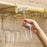 002C037 Wine Glass Rack 2 Rows Under Cabinet Stemware Wine Glass Holder Hanger - Matte Black - 4