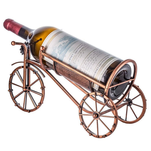 002B034-A55L Iron Wine Holder 5L Wine Rack Bike Shape Tricycle Art Home Decoration - 1