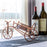 002B034-A55L Iron Wine Holder 5L Wine Rack Bike Shape Tricycle Art Home Decoration - 2