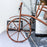 002B034-A55L Iron Wine Holder 5L Wine Rack Bike Shape Tricycle Art Home Decoration - 4