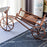 002B034-A55L Iron Wine Holder 5L Wine Rack Bike Shape Tricycle Art Home Decoration - 6
