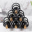 002B025 6 Bottle Wine Rack Free Standing Metal Wine Bottle Storage Shelf for Home Bar - 2