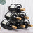 002B025 6 Bottle Wine Rack Free Standing Metal Wine Bottle Storage Shelf for Home Bar - 5