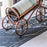 002B034-A33 Iron Wine Holder 3L Wine Bottle Rack Holder Tricycle Shape Design Art Home Decoration - 4