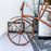002B034-A33 Iron Wine Holder 3L Wine Bottle Rack Holder Tricycle Shape Design Art Home Decoration - 5