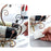 002A019 Creative Design 6 Glass Cup Hanger Drying Stand Wine Bottle Storage Rack - Bronze - 4