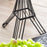 002C038 6 Glass Cup Rack Tower-Shaped Wine Glass Holder Display for Home - Black - 6