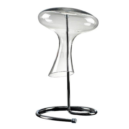 002G005 Wine Decanter Drying Stand Decanter Metal Rack Holder with Silicone Head - 2