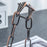 002B011 Creative Iron Chain Design Wine Rack Stand, Wine Bottle Holder for Home, Office, Wine Cabinet Bottle Stand - Bronze - 4