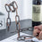 002B011 Creative Iron Chain Design Wine Rack Stand, Wine Bottle Holder for Home, Office, Wine Cabinet Bottle Stand - Bronze - 6