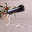 002B012 Iron Wine Holder Magic Suspending Rope Wine Rack Home Decoration - 3