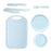 6Pcs / Set Children Chef Knife Cutting Board Plastic Plate Kitchen Utensils Set (BPA Free, No FDA) - Blue - 1