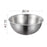 26cm Diameter Salad Bowl Stainless Steel 304 Mixing Bowl with Measurement Markings for Kitchen / Baking (No FDA) - 5