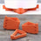 12Pcs Gardening Flower Pot Foot Pad PP Ventilation Plant Pot Heighten Base - Orange L - 7