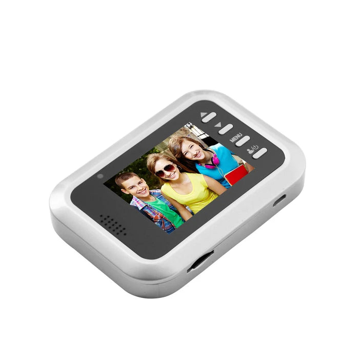 2.4-inch TFT Door Digital Peephole Doorbell Monitor Night Vision - Silver - 4