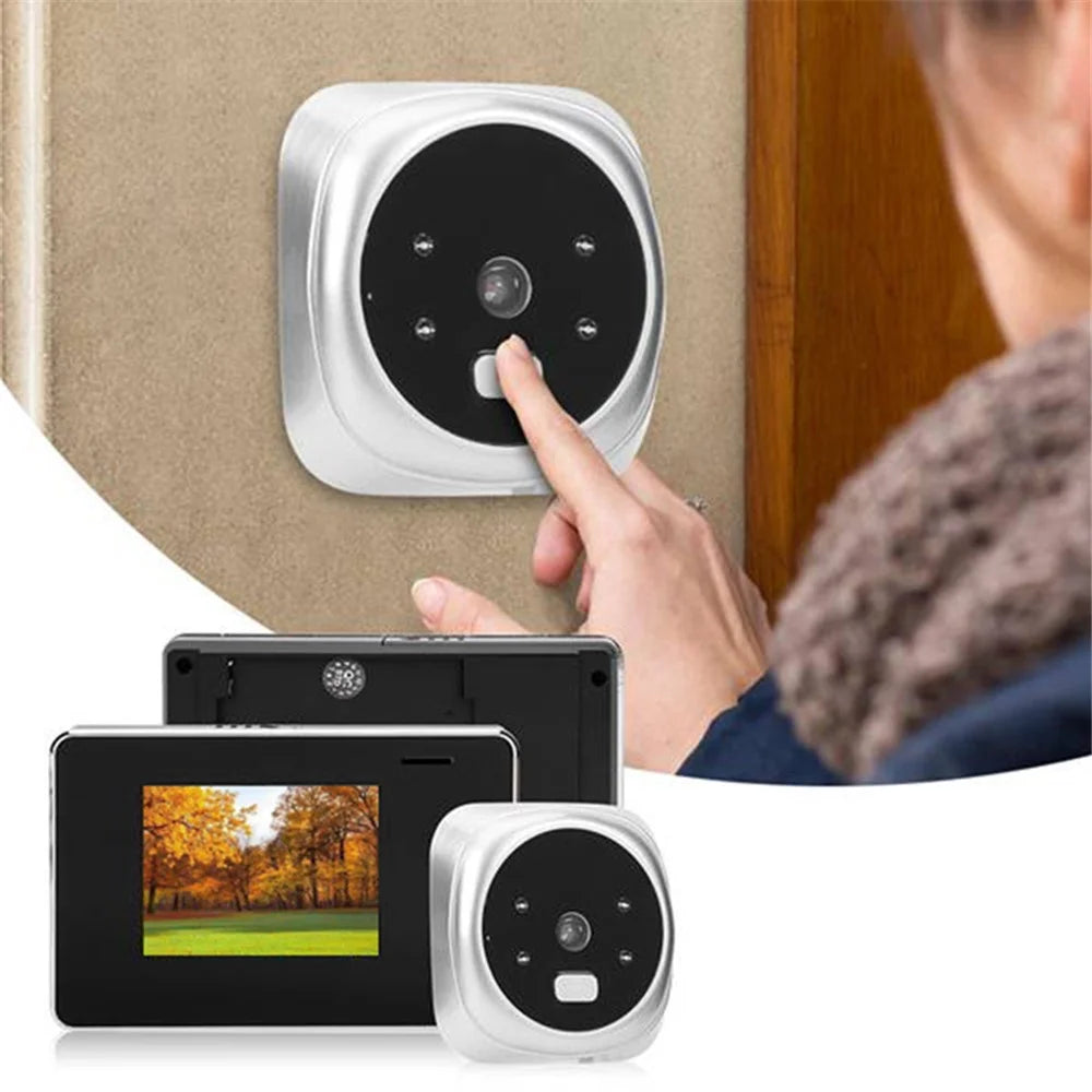2.8-inch LCD Display Video Doorbell Peephole Security Camera for Smart Home Alarm System - 4