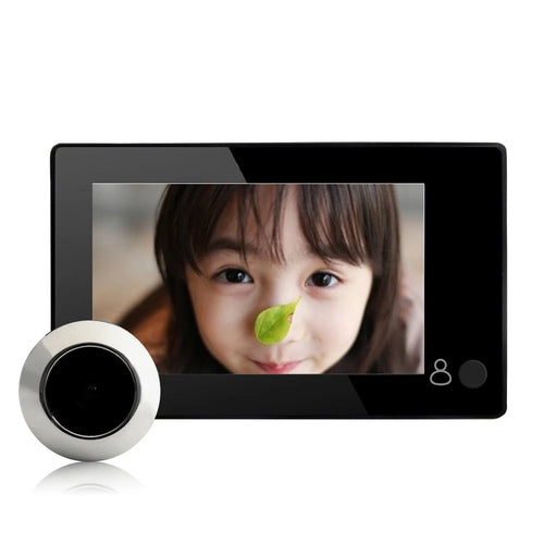 YB-43CH-black 4.3inch TFT Hidden Peephole Viewer 145° Wide Angle 2.0MP HD Security Camera - 1