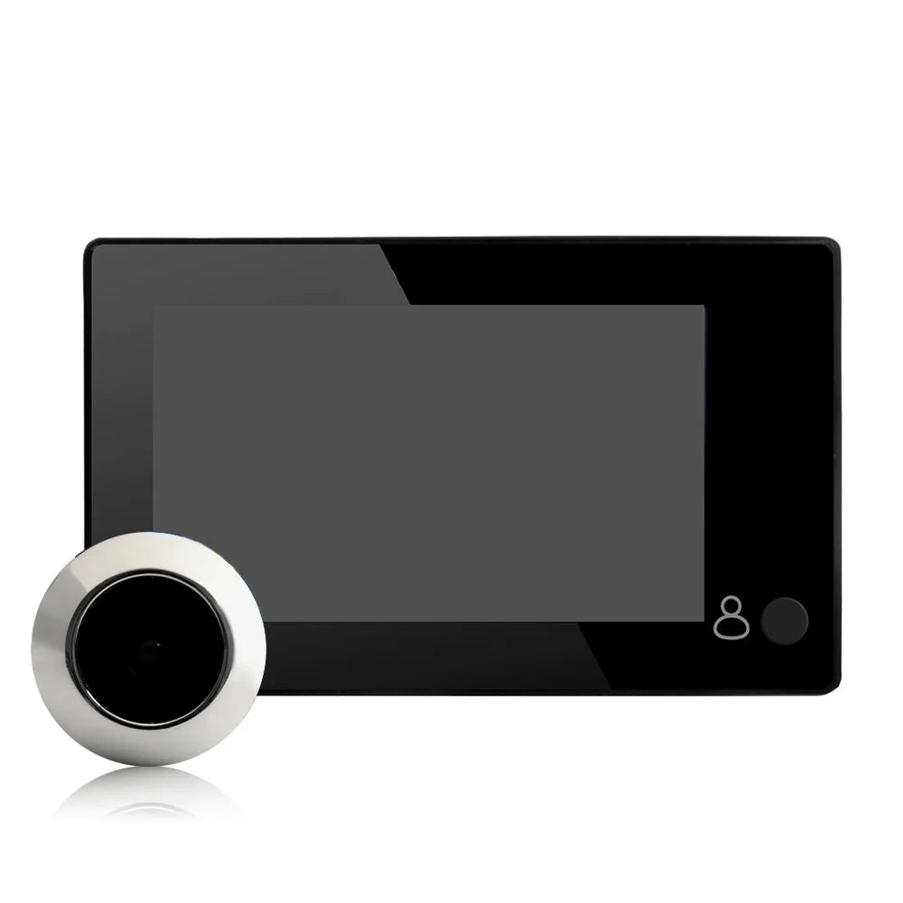 YB-43CH-black 4.3inch TFT Hidden Peephole Viewer 145° Wide Angle 2.0MP HD Security Camera - 2