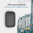 TS-K111 Wireless Doorbell IP68 Waterproof Door Bell Chime Kit Alarm with 38 Melodies, 2 Door Bells and 1 Button - Black/US Plug - 2