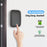 TS-K111 Wireless Doorbell Kit Plug and Play Door Bell 38 Melodies Alarm 4 Adjustable Volume Levels for Home Villa Apartment Elder-care, 2 Buttons and 1 Door Bell - Black/US Plug - 3
