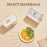 Push-Type Fruit Fork Dispenser Box with 50Pcs Disposable Food-Grade Forks (BPA-Free, No FDA) - Green - 3