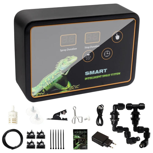 WD-01CS Automatic Mist Spray System Electronic Timer LCD Display Sprinkler Controller Terrarium Spray Kit EU Plug - 1