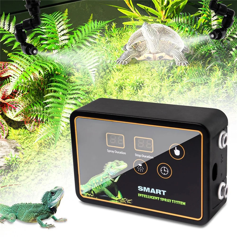 WD-01CS Automatic Mist Spray System Electronic Timer LCD Display Sprinkler Controller Terrarium Spray Kit EU Plug - 3