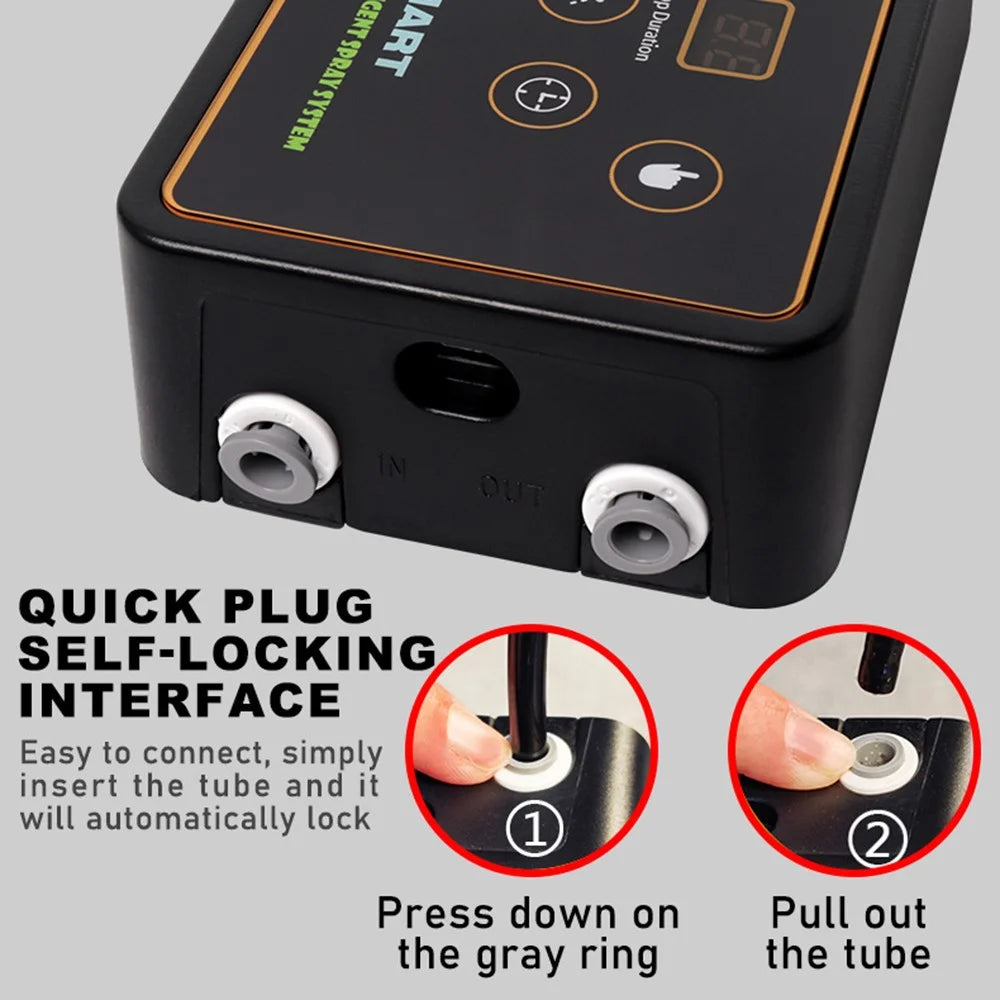WD-01CS Automatic Mist Spray System Electronic Timer LCD Display Sprinkler Controller Terrarium Spray Kit EU Plug - 5