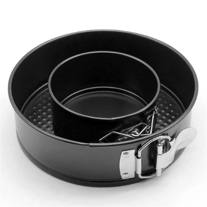 KP017 3Pcs/Set Round 4/7/9 inch Cake Mold Non-stick High Carbon Steel Kitchen Baking Mold with Removable Bottom (BPA Free, no FDA Certificate) - 6