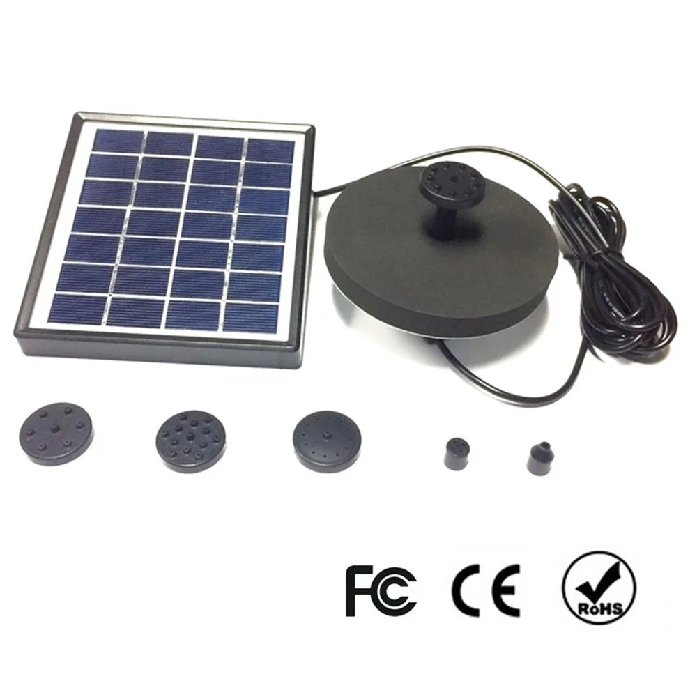 MEIERDE SF024 Solar Panel Powered Water Fountain Pool Bird Bath Pond Floating Water Sprinkler Garden Landscape Decoration - 4