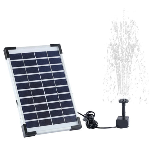 MEIERDE SF006 5W Solar Fountain Outdoor Garden Fountain Floating Power Storage Solar Fountain Water Pump for Bird Plants - 1