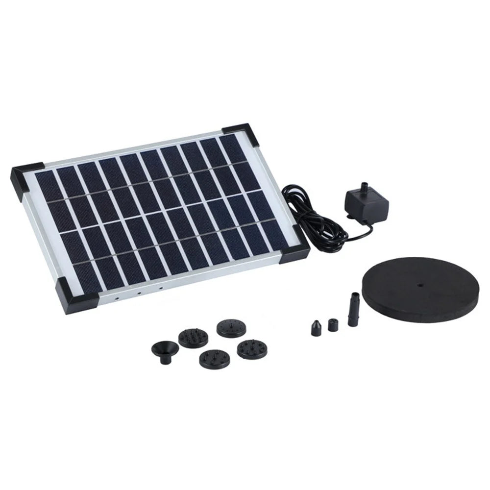 MEIERDE SF006 5W Solar Fountain Outdoor Garden Fountain Floating Power Storage Solar Fountain Water Pump for Bird Plants - 4