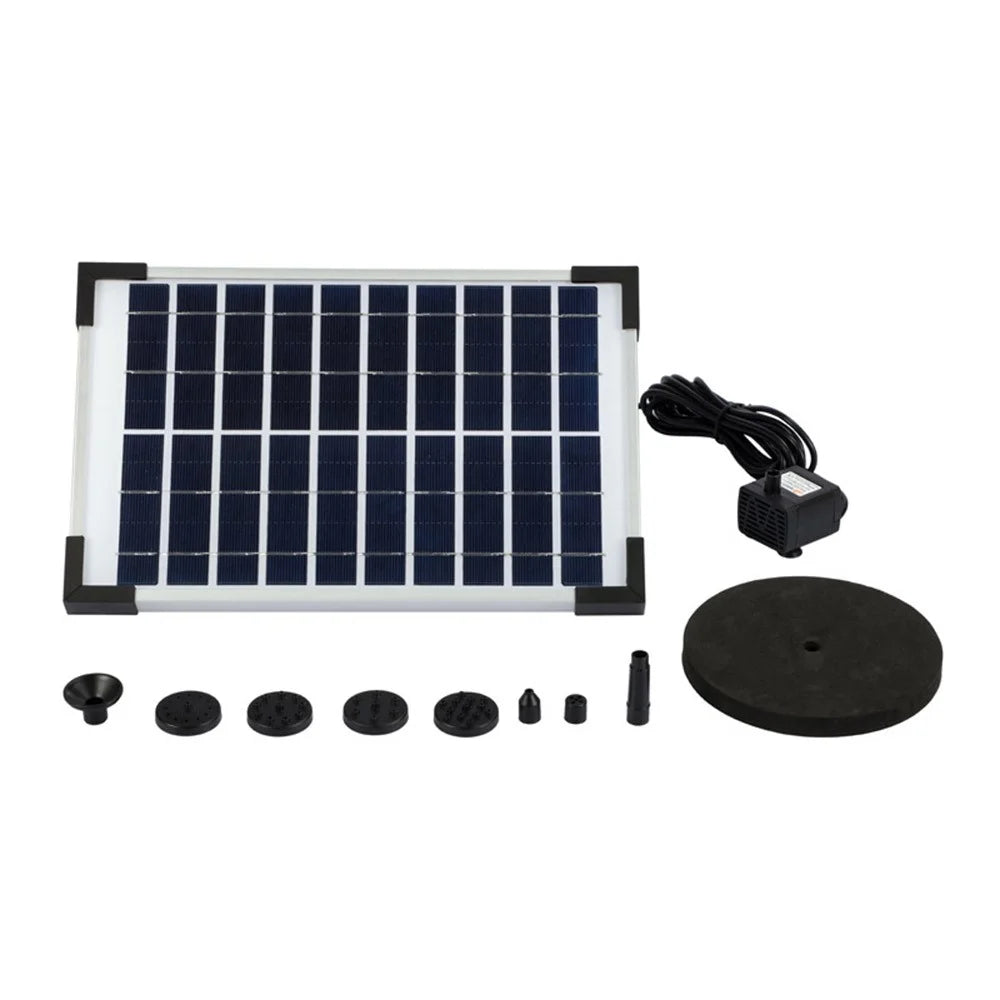 MEIERDE SF006 5W Solar Fountain Outdoor Garden Fountain Floating Power Storage Solar Fountain Water Pump for Bird Plants - 5