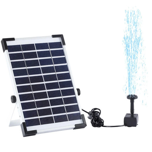 MEIERDE SF030 5W Stand Solar Fountain Outdoor Pool Water Feature Mini Fountain Solar Panel Bath Equipment for Garden Decoration - 1