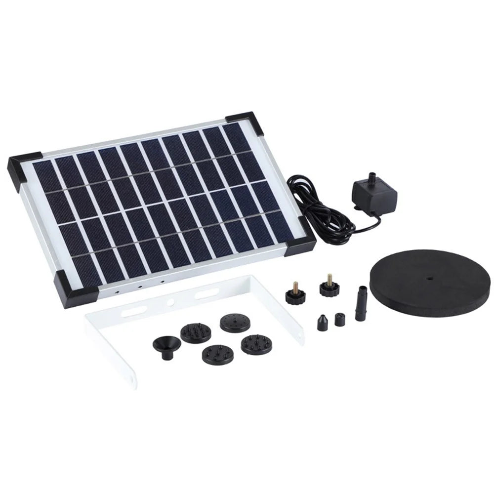 MEIERDE SF030 5W Stand Solar Fountain Outdoor Pool Water Feature Mini Fountain Solar Panel Bath Equipment for Garden Decoration - 4